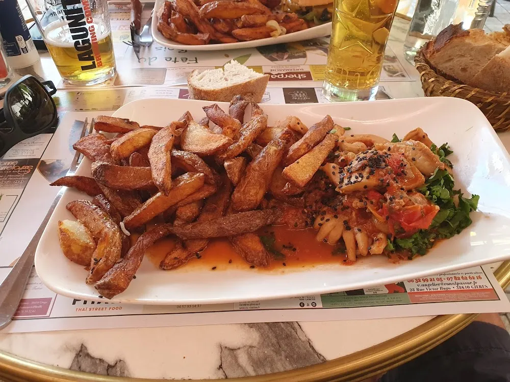 Encornets Et Frites Maison