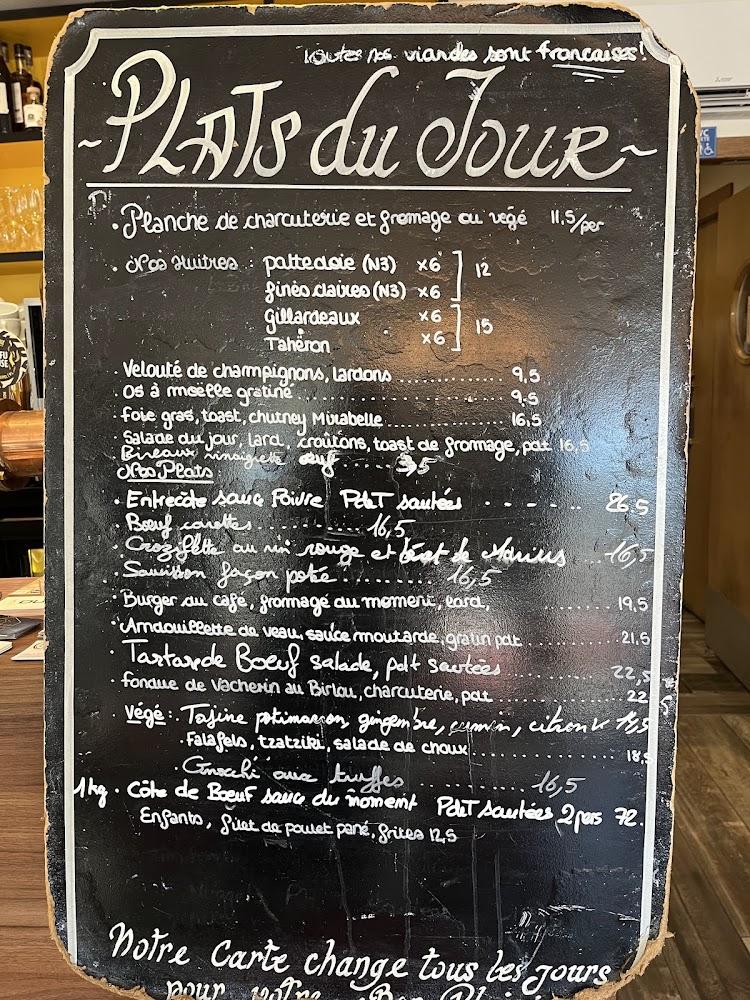 Restaurant, glacier, petit dej, "Café de la place" saint martin d'uriage - Menu Image 1